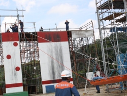 マンション屋上からの救助